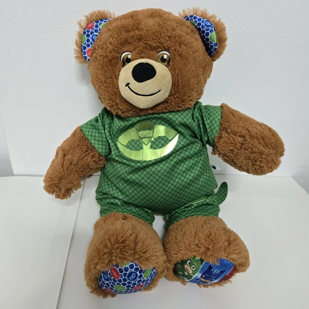 Build A Bear  PJ Mask Bear Plush Stuffed Animal & Outfit No Longer Makes Noise